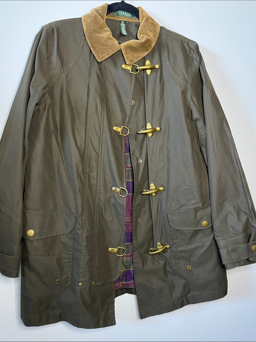 vintage Lauren Ralph Lauren Fireman Jacket chore barn coat autumn farm fall